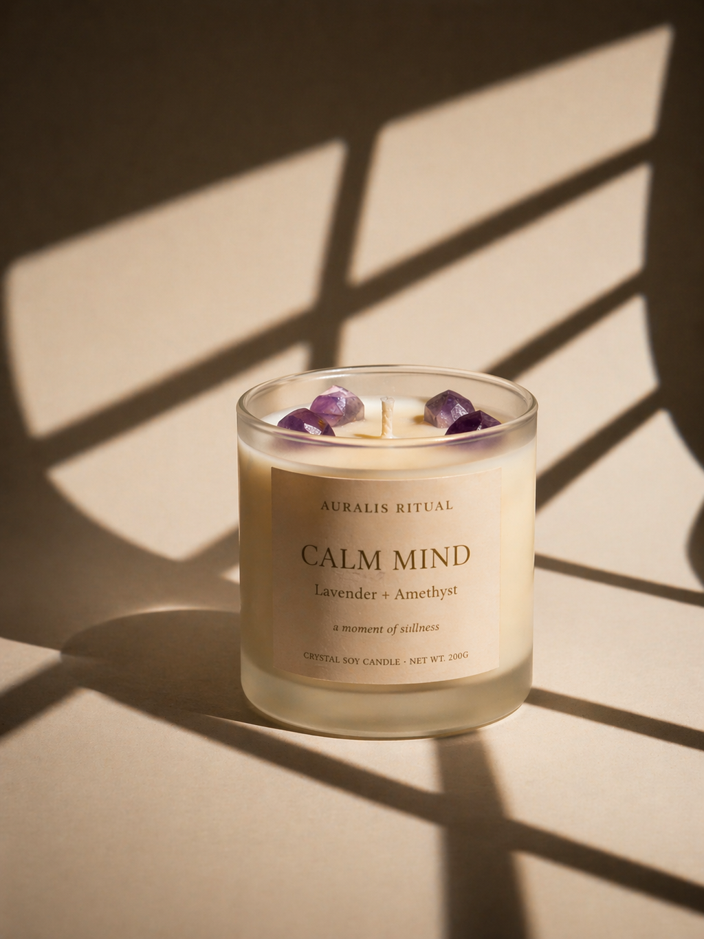 Calm Mind — Amethyst Candle