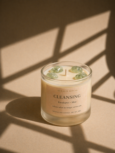 Cleansing — Clear Quartz Candle