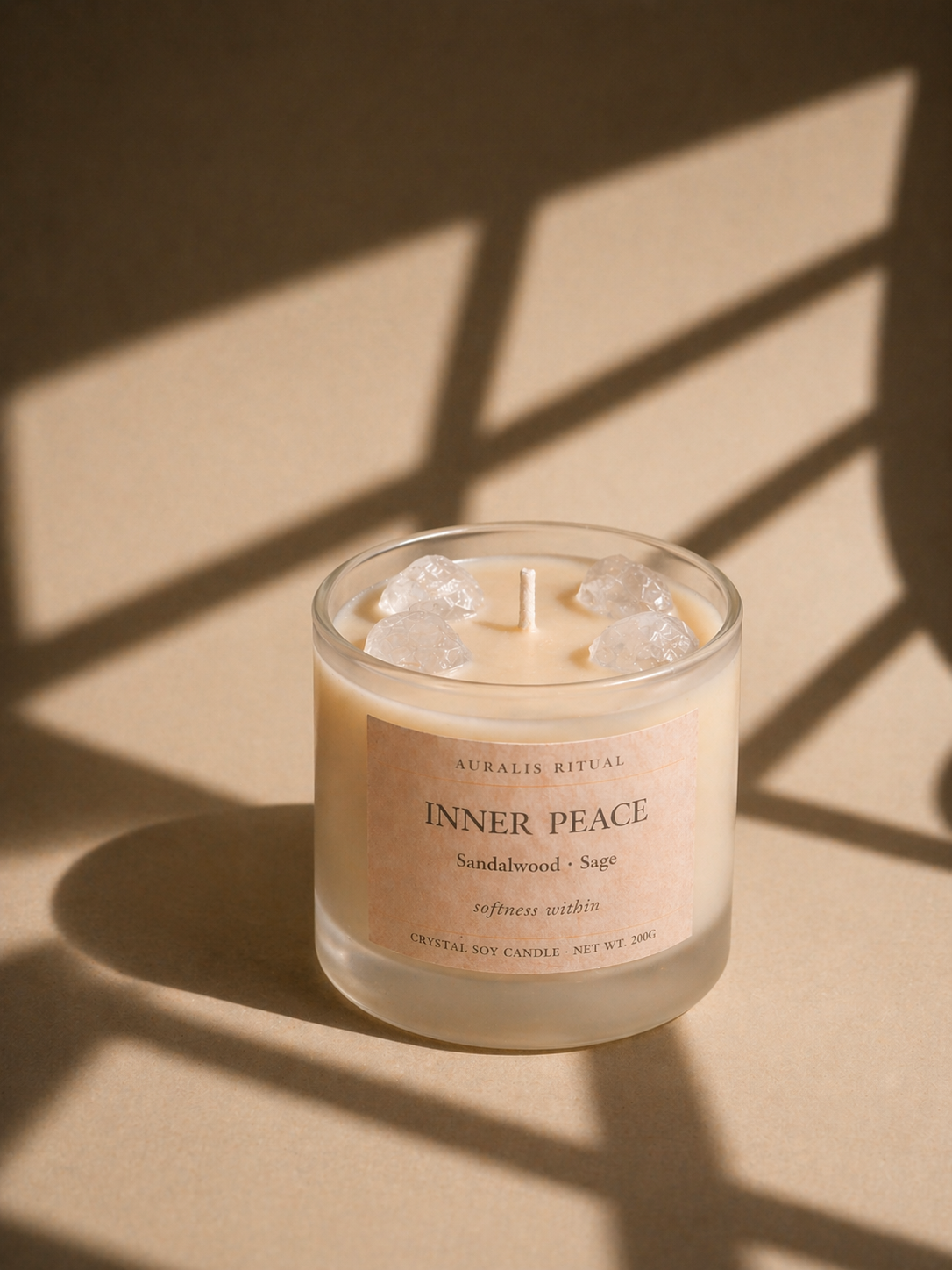 Inner Peace — Moonstone Candle